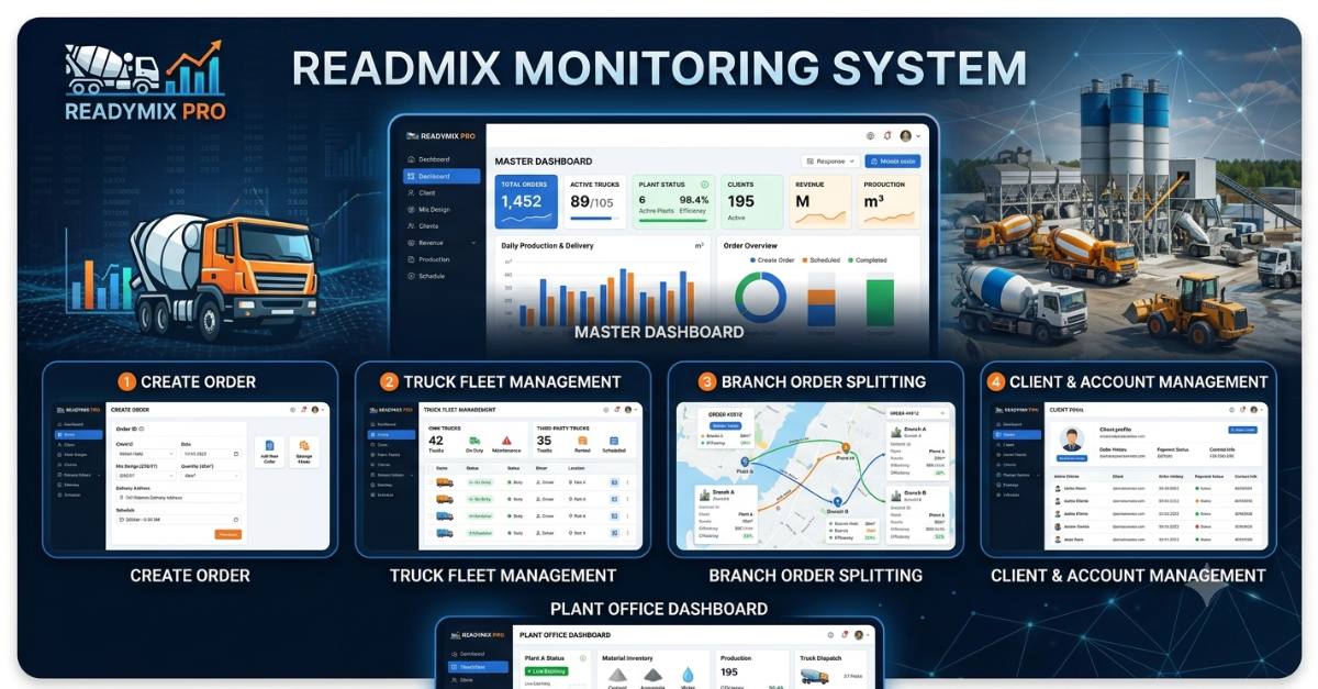 Concrete Readymix Monitoring System